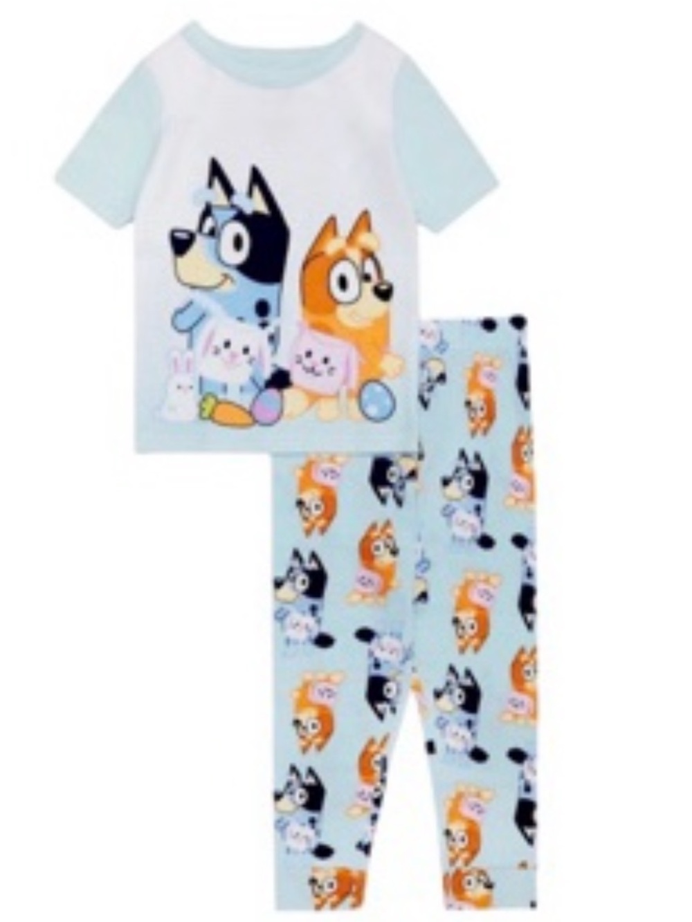Boys Sz 8 Bluey Easter Pajamas